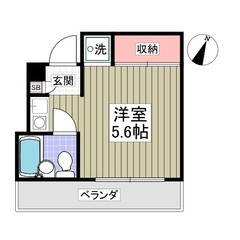 🏢安心の叶えRoom✨『1R』板橋区駒沢✨ 初期費用5万円…