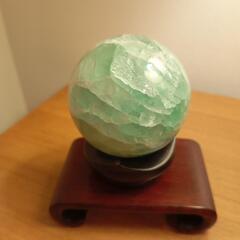 緑石ボール　インテリア雑貨/小物 置物、オブジェ
