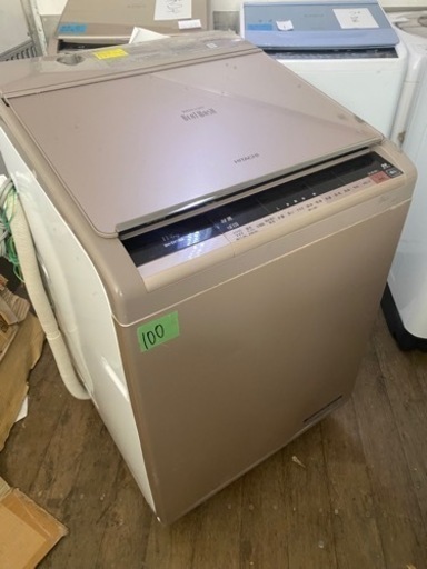NO100❗️ 福岡市内配送設置無料 日立 HITACHI BW-DX110A N [ビートウォッシュ 洗濯乾燥機 （11kg） シャンパン]