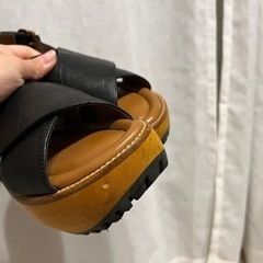 マルニ】美品 ウッドソール 厚底サンダル 37