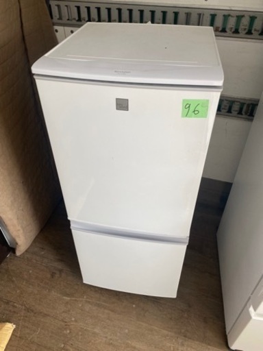 NO96❗️2019年式 福岡市内配送無料 シャープ 137L 2ドアノンフロン冷蔵庫 keyword キーワードホワイト SJ14E7KW