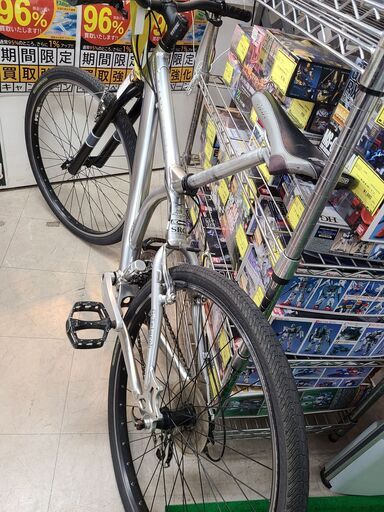★店頭にて試乗可★ J4779　GIANT　ジャイアント　マウンテンバイク　シルバー　26インチ　クリーニング、簡易メンテナンス済み　【リユースのサカイ柏店】　 中古自転車 　流山市 中古自転車 松戸市 中古自転車 我孫子市 中古自転車 船橋市 中古自転車 守谷市 中古自転車 取手市 中古自転車 ☆店頭にて試乗可☆ J4779 GIANT ジャイアント マウンテンバイク