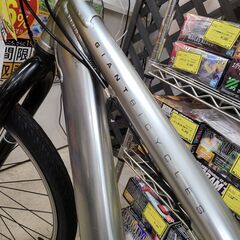 ★店頭にて試乗可★ J4779　GIANT　ジャイアント　マウンテンバイク　シルバー　26インチ　クリーニング、簡易メンテナンス済み　【リユースのサカイ柏店】　 中古自転車 　流山市 中古自転車 松戸市 中古自転車 我孫子市 中古自転車 船橋市 中古自転車 守谷市 中古自転車 取手市 中古自転車