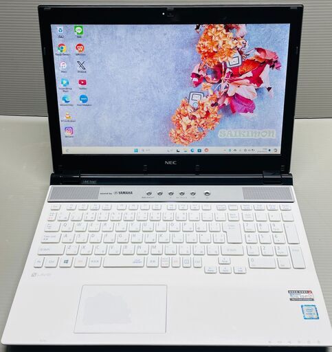 保証1ヶ月、インボイス対応、代引き発送可！Windows11、Core i5、SSD256GB(快速)、メモリ8GB、NEC製ノートパソコン、CD,DVD,ドライブ、カメラ、Bluetooth、ACアダプター付属、エヌイーシー、LaVie、ラビー、ラヴィ、ノートPC