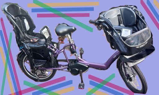 e210土日もお子様と土足のままいろいろなタイプの電動自転車のご試乗可能です  ️電動自転車・リサイクル専門店　　ご試乗をしてから、ご購入できます。  ２０インチ、チャイルドシート、２人乗り、３人乗り、１人乗り電動自転車  バカ良心的な電動自転車屋１００日間・安心の無料点検・️無料交換保証サービス付き  後ろチャイルドシートを大きめのかごに変更のオプション無料です。  バッテリーは新品の９０％以上の性能です。  １回の充電で３