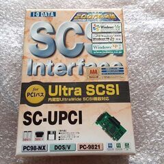 【ネット決済・配送可】[未使用]IOデータ PCI ワイドSCS...