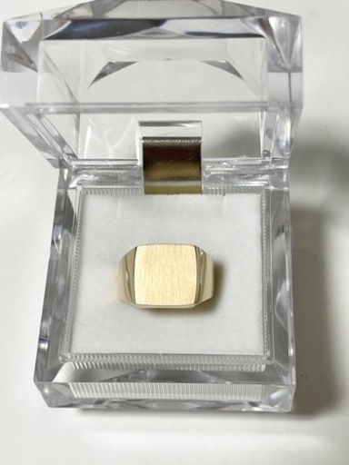 新品未使用　美品　K18 印台リング　10号　話し早い方18万！