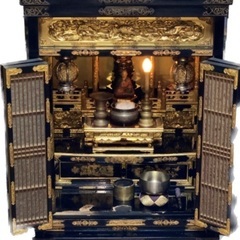 【仏壇５つ＋経机３つ＋仏像＋仏具複数】