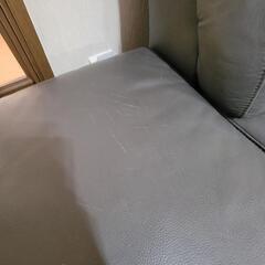 L型ソファー　ダークグレー