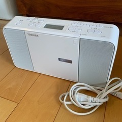 0円TOSHIBAラジオTY-C250（W）