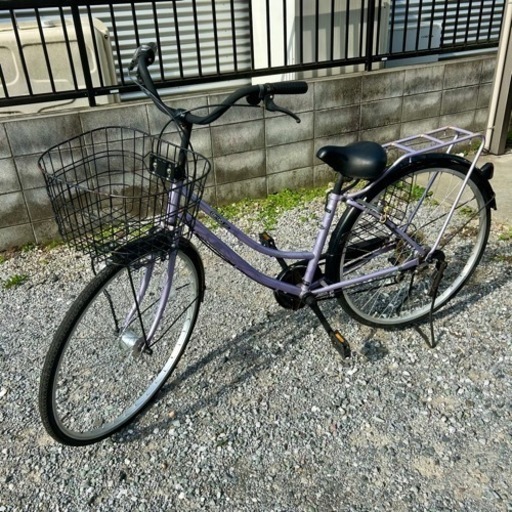 自転車  ２７インチ　パープル
