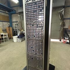 回転式印鑑タワー 高さ約180cm 約2000個以上 補充インキ等多数 印鑑ケース シャチハタ ネーム9