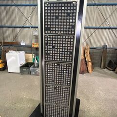 回転式印鑑タワー 高さ約180cm 約2000個以上 補充インキ等多数 印鑑ケース シャチハタ ネーム9