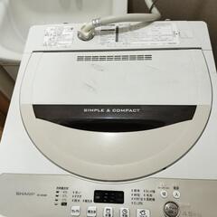 シャープ洗濯機2016年製