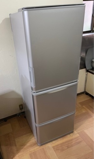 350L両開き冷蔵庫2020年製SJ-W352F-S
