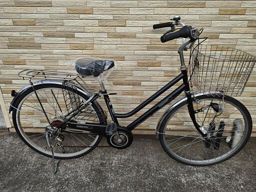 中古自転車 6段変速 26インチ LEDオートライト 軽整備済み 防犯登録対応 町田市 相模原市 MM273