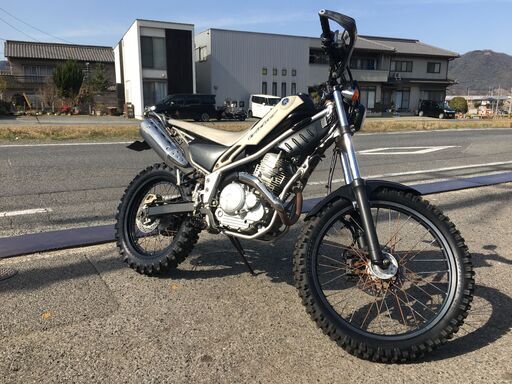 福山市　瀬戸町　ヤマハ トリッカー DG10J 実働 書類付き フルサイズ セロッカー 21-18インチ仕様 林道 エンデューロ ツーリング カスタムにも