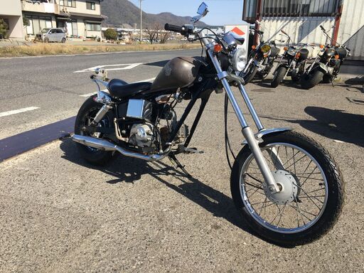 福山市　瀬戸町　ホンダ JAZZ ジャズ AC09 実働 書類付き 吹け上がり良好 ロングフォーク アメリカン 通勤 通学 カスタムベースにも