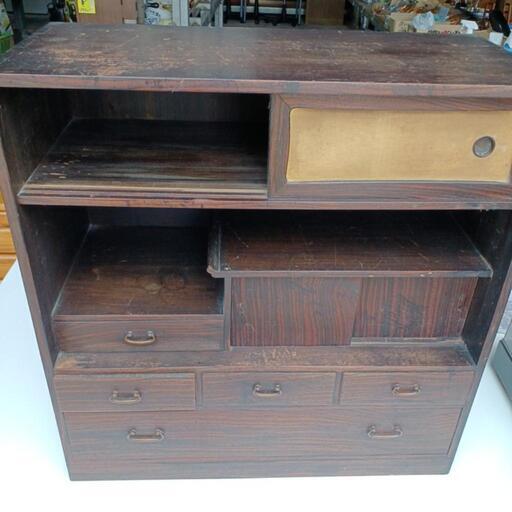 茶箪笥　昭和レトロ　アンティーク家具　小物