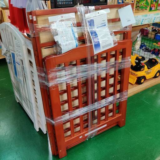 【愛品倶楽部柏店】KATOJI ベビーベッド タチベッド