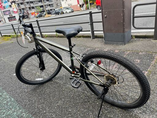 リサイクルショップどりーむ天保山店　No1189　マウンテンバイク　COURONNE　カーキ　6段ギア付き　ベル付き リサイクルショップどりーむ天保山店 No1189 マウンテンバイク