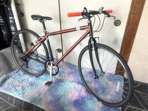 28インチクロスバイク、SHIMANO6段変速、チェーン新品