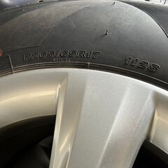 95プラド純正アルミホイール　タイヤほぼ新品