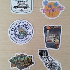 大放出 Californian surplus stickers...