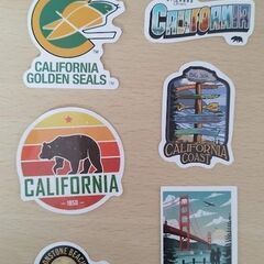 大放出 Californian surplus stickers...