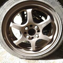 タイヤ、ナンカンNS2、ホイール5次元プロレーサーGN＋ 最後まで商品の説明をお読みください