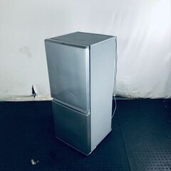 ID:rg218970 アクア AQUA 冷蔵庫 一人暮らし 中古 2019年製 2ドア 126L シルバー ファン式 右開き AQR-13H(S)  【リユース品：状態B】【送料無料】【設置費用無料】