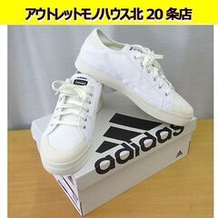 美品 adidas シティキャンバス　29.0cm ホワイト ア...