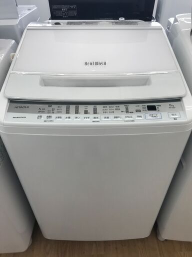 ★ジモティ割あり★ HITACHI 洗濯機 BW-V80F 8.0kg 20年製 動作確認／クリーニング済み KJ5153