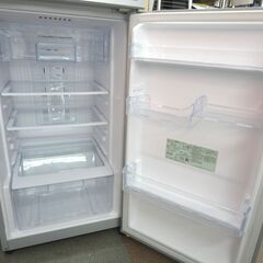 西岡店 ② 冷蔵庫 203L 2016年製 日立 2ドア HITACHI R-20FA シルバー 200Lクラス