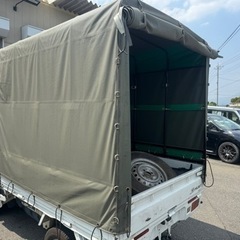 軽トラック用荷台幌一式