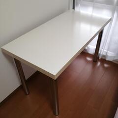 白の机 テーブル