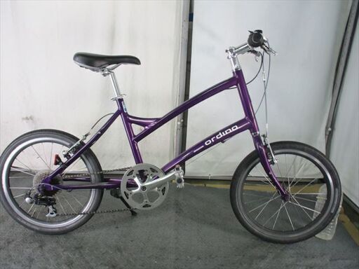 Ｄ535　★　26800円★　ミニベロ中古自転車 ブリヂストン　オルディナ【20インチ　パープル 　アルミ】