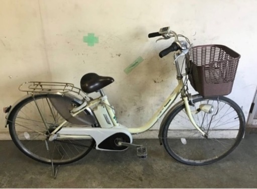 336□岐阜発　△Panasonic vivi NX/電動アシスト自転車/26インチ/3段変速/クリームホワイト/アシスト走行確認/防犯有り/現状品　R5.10/11□y