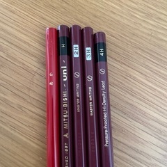 鉛筆4種・赤鉛筆
