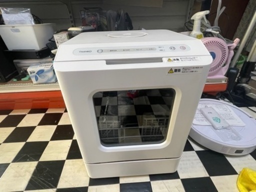 【リサイクルサービス八光】2022年製　THANKO ラクアmini TK-MDW22W 食器洗い乾燥機