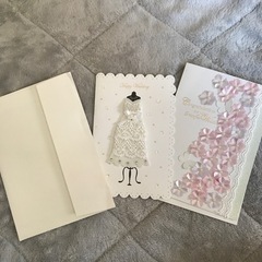 結婚式 メッセージカード 2枚