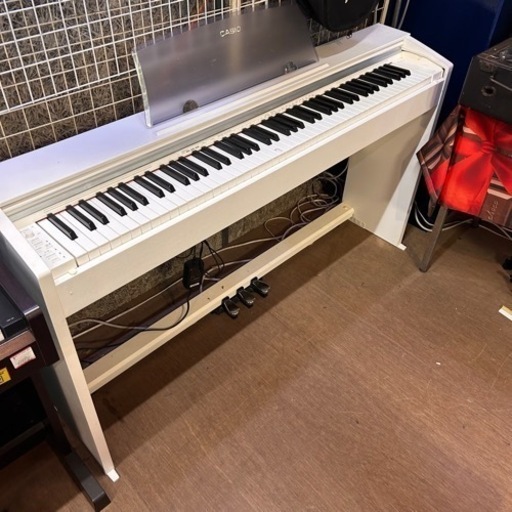 カシオ Privia 88鍵盤 電子ピアノ PX-770WE ホワイトウッド調 2019年製