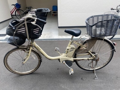 自転車 電動アシスト自転車　チャイルドシート付