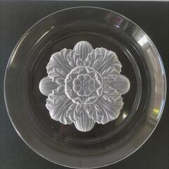 HOYA ホヤクリスタル 飾りプレート レリーフ皿