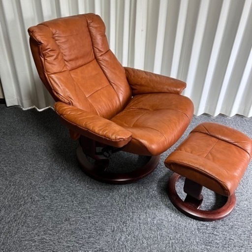 EKORNES Stressless Reno ストレスレス レノ\u0026オットマン エコーネス リクライニングチェア 1人掛けソファ