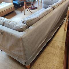 【愛品倶楽部柏店】Cassina/カッシーナ interdecor 前脚キャスター付ワイド3人掛けソファ 