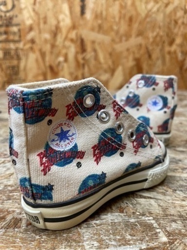 a(6318) ★希少★90s コンバース プラネットハリウッド 12cm ベビーシューズ US4 CONVERSE ALLSTAR 限定 コラボ PLANET HOLLYWOOD レア