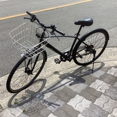 ♪ジモティー特価♪シマノ製外装6段変速・前カゴ・LEDオートライト