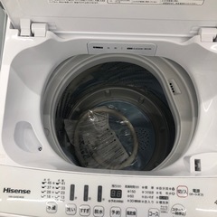 Hisense の全自動洗濯機(HW-G45E4KW)のご紹介です