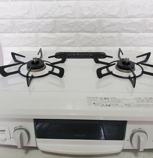 Rinnai ホワロ　ガスコンロ ET34NJH4-W3　2022年　都市ガス　近場配達　可